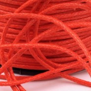 Wax cord 1.5 mm - Mandarin orange